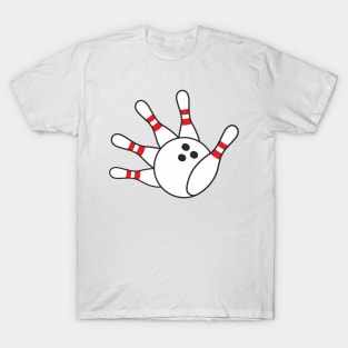 Hey Bowling! (Bowling hand) T-Shirt